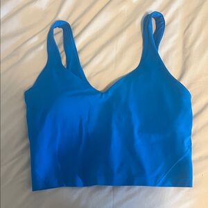 lululemon athletica poolside blue align tank top